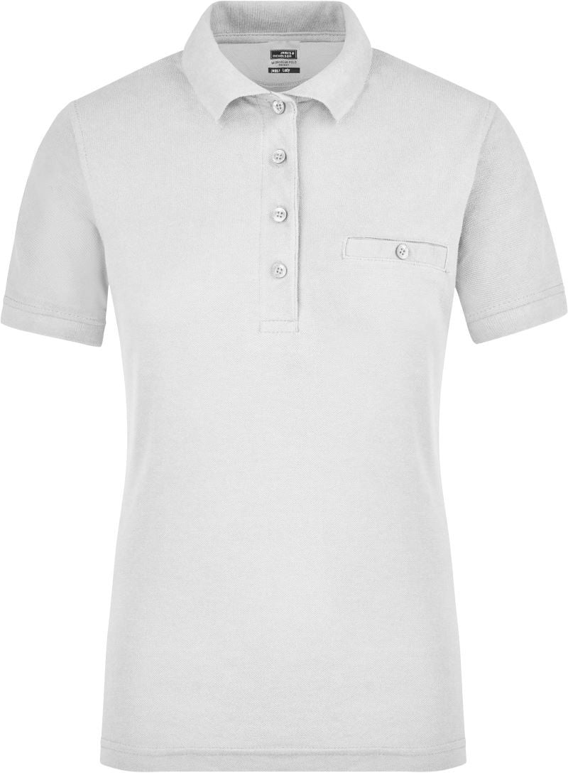 James & Nicholson | JN 867 Ladies' Workwear Polo with Breast Pocket