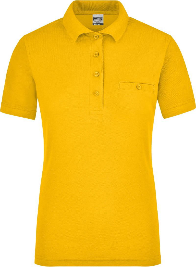 James & Nicholson | JN 867 Ladies' Workwear Polo with Breast Pocket