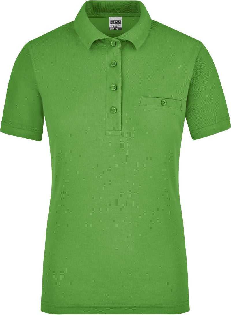 James & Nicholson | JN 867 Ladies' Workwear Polo with Breast Pocket