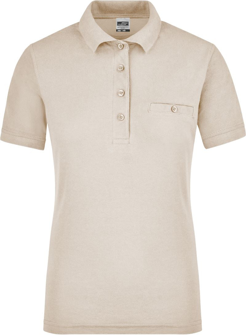 James & Nicholson | JN 867 Ladies' Workwear Polo with Breast Pocket