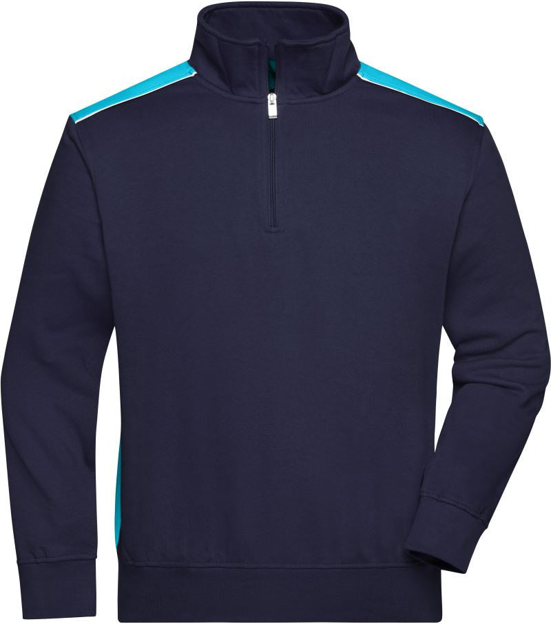 James & Nicholson | JN 868 Workwear Sweater 1/2 Zip - Color