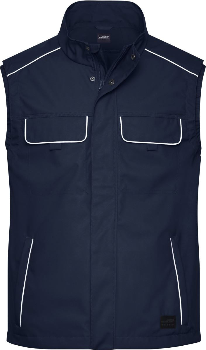 James et Nicholson | JN 881 Workwear Softshell léger Gilet uni