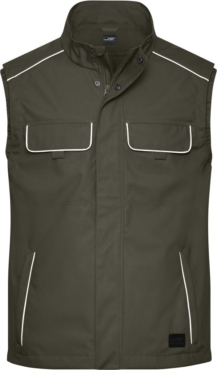 James & Nicholson | JN 881 Workwear Softshell light Vest - Solid