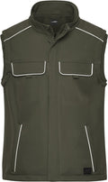 James & Nicholson | JN 883 Workwear Softshell Vest - Solid