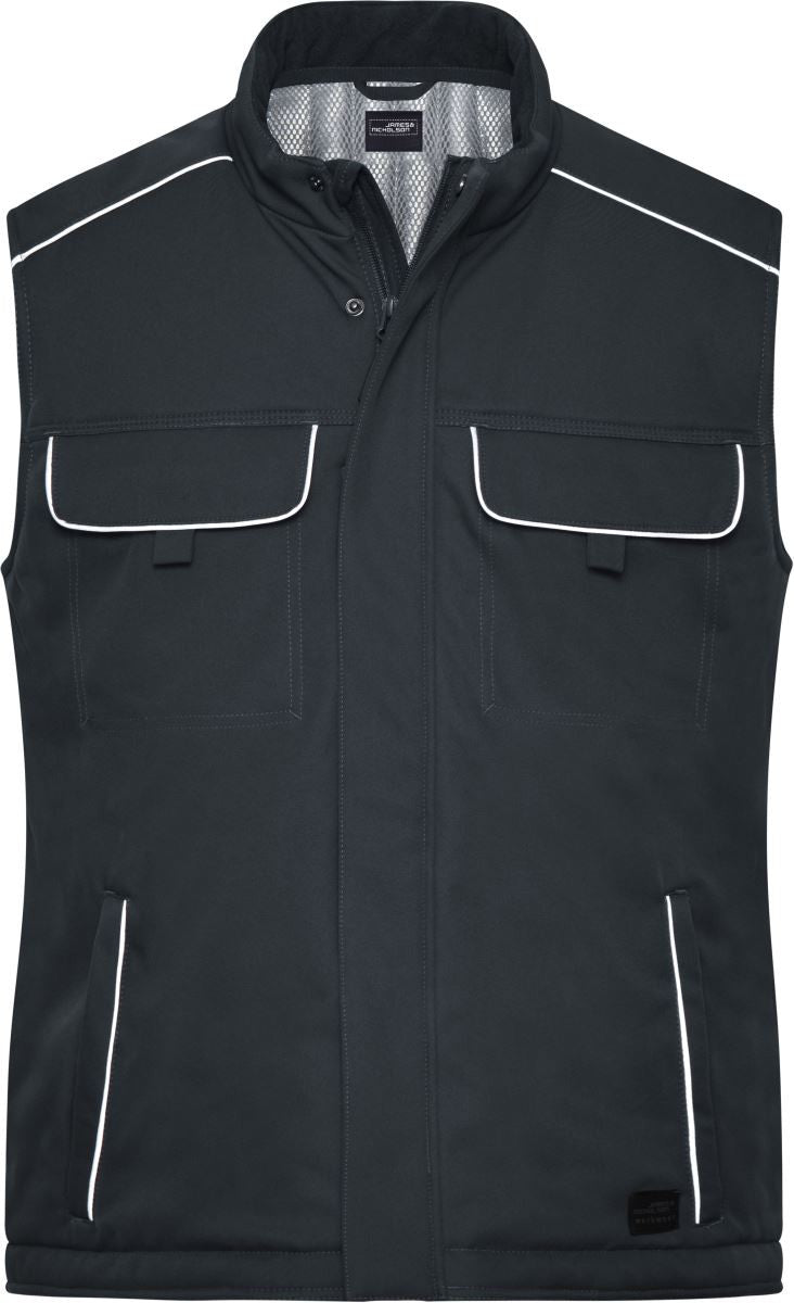 James et Nicholson | Gilet matelassé Softshell JN 885 Workwear uni