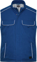 James & Nicholson | JN 885 Workwear Softshell Padded Vest - Solid