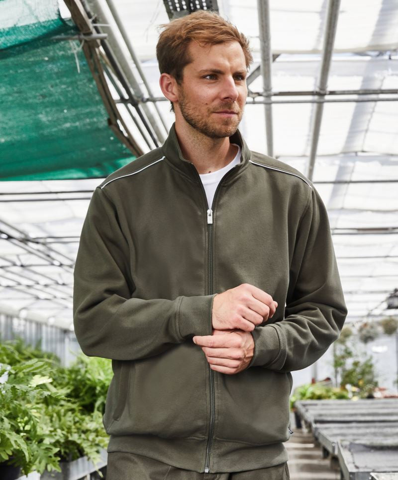 James & Nicholson | JN 894 Men's Workwear Sweat Jacket - Solid