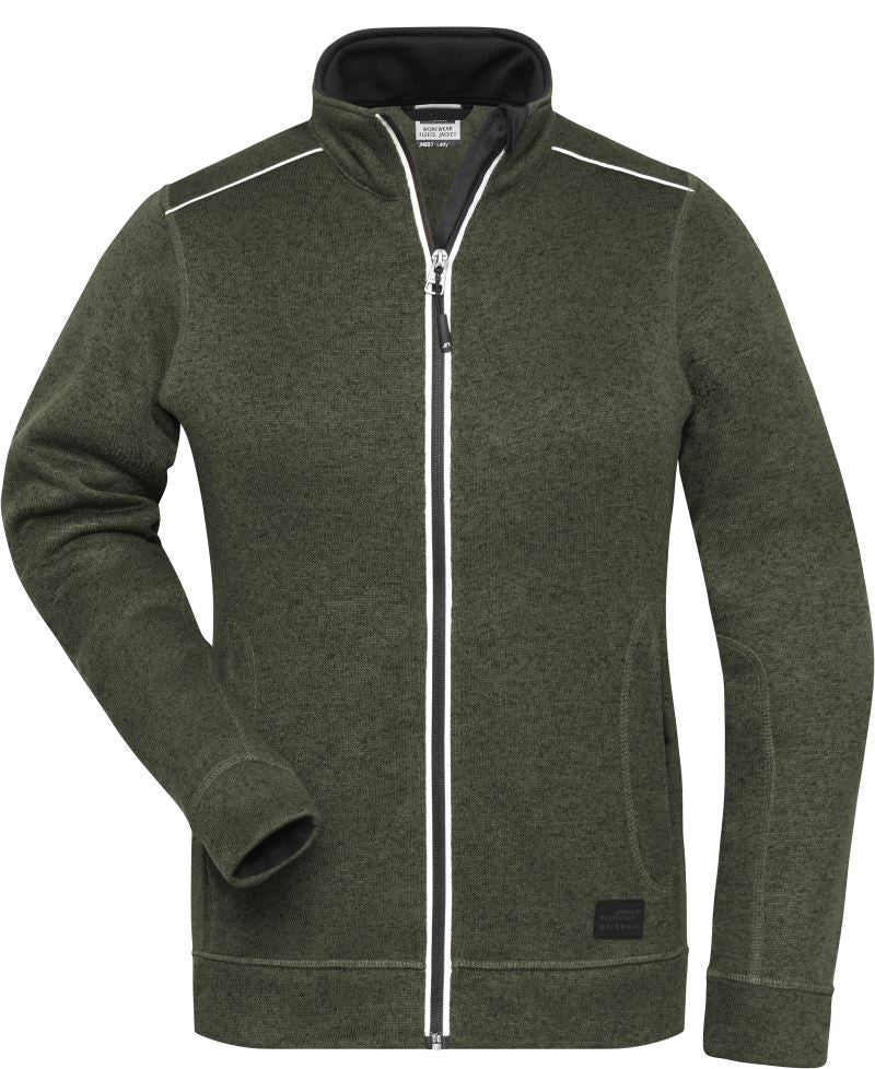 James et Nicholson | JN 897 Veste polaire tricotée workwear femme uni