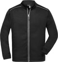 James & Nicholson | JN 898 Men's Workwear Knitted Fleece Jacket - Solid