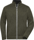 James & Nicholson | JN 898 Men's Workwear Knitted Fleece Jacket - Solid