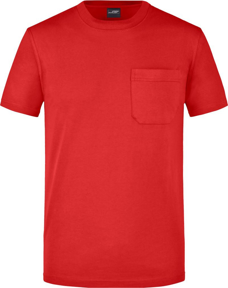 James & Nicholson | JN 920 Men's T-Shirt with Breast Pocket