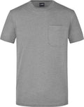 James et Nicholson | JN 920 T-shirt homme avec poche poitrine