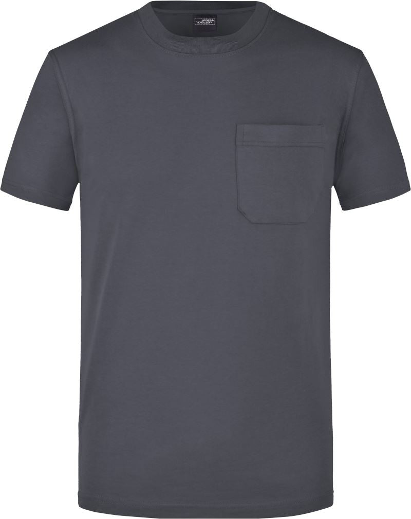 James et Nicholson | JN 920 T-shirt homme avec poche poitrine