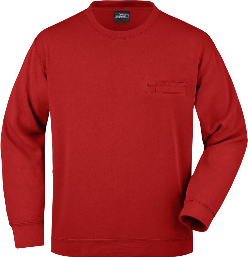 James & Nicholson | JN 924 Sweater with Breast Pocket