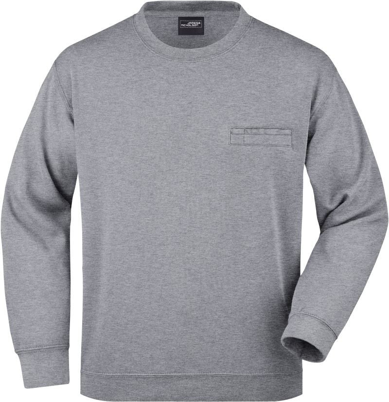 James & Nicholson | JN 924 Sweater with Breast Pocket