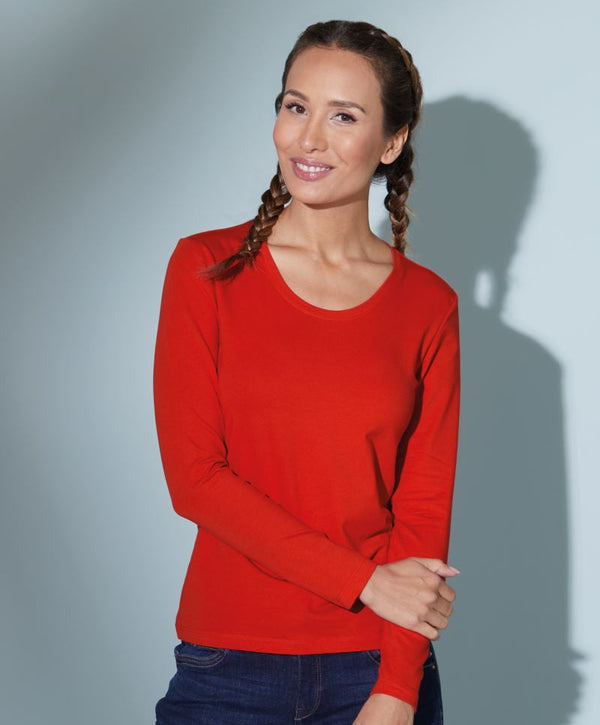 James & Nicholson | JN 927 Ladies' Stretch T-Shirt long-sleeve