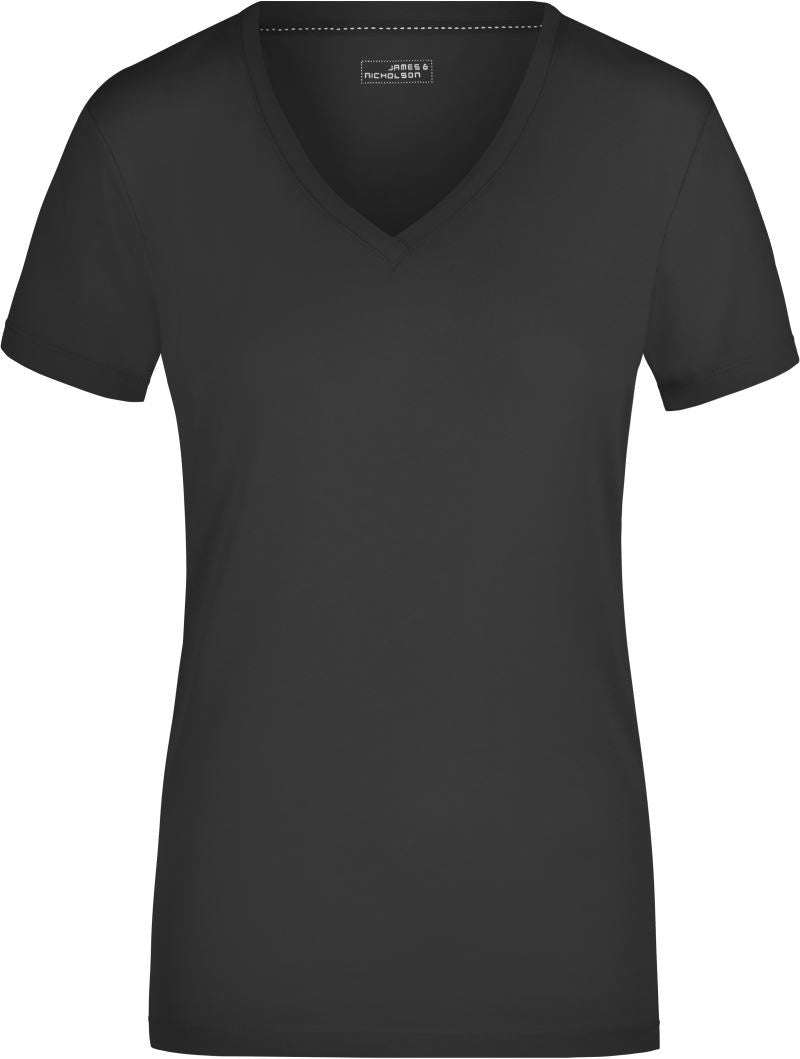 James et Nicholson | JN 928 T-shirt extensible à col en V pour femme