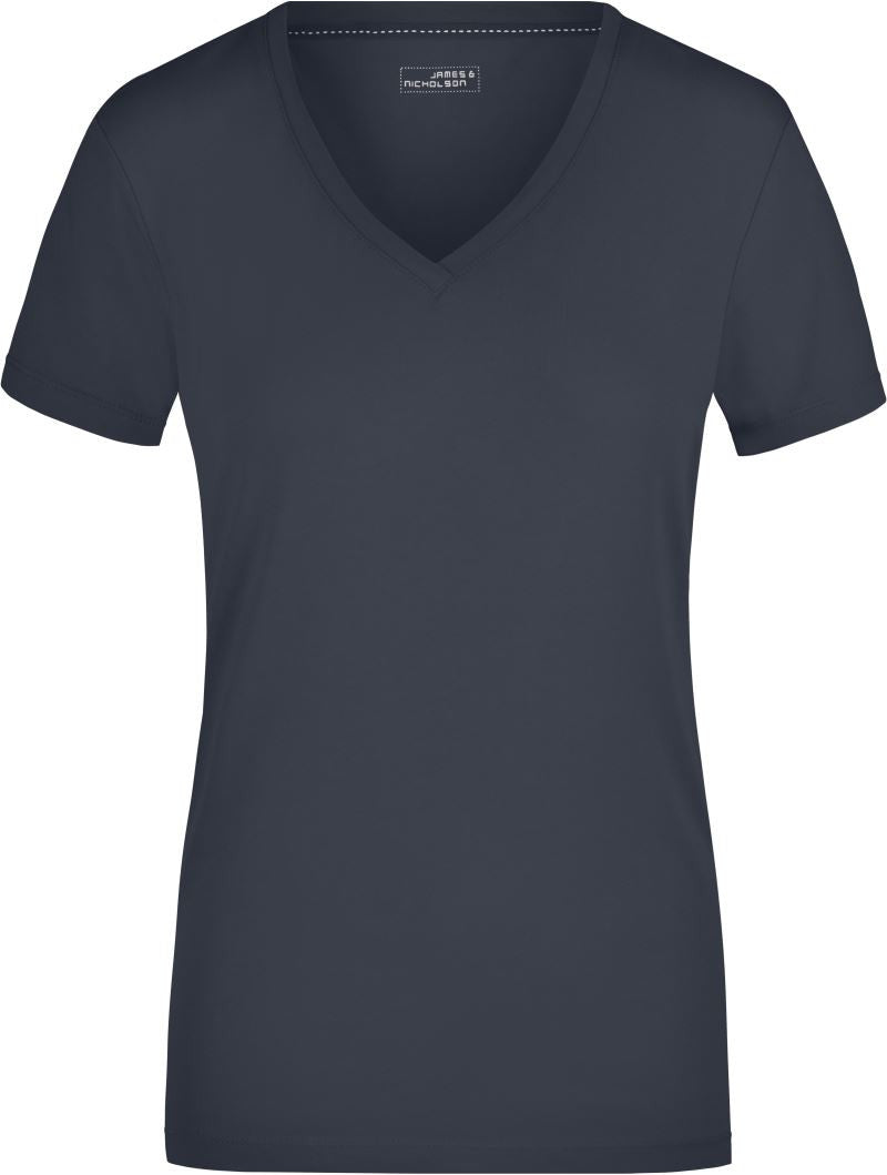 James et Nicholson | JN 928 T-shirt extensible à col en V pour femme