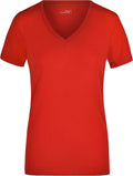 James & Nicholson | JN 928 Ladies' Stretch V-Neck T-Shirt