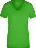 James & Nicholson | JN 928 Ladies' Stretch V-Neck T-Shirt