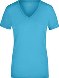 James & Nicholson | JN 928 Ladies' Stretch V-Neck T-Shirt