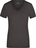 James & Nicholson | JN 928 Ladies' Stretch V-Neck T-Shirt