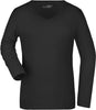 James et Nicholson | JN 929 T-shirt stretch à col en V pour femme à manches longues
