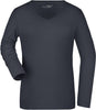 James et Nicholson | JN 929 T-shirt stretch à col en V pour femme à manches longues