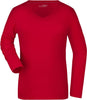 James et Nicholson | JN 929 T-shirt stretch à col en V pour femme à manches longues