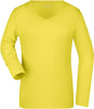 James et Nicholson | JN 929 T-shirt stretch à col en V pour femme à manches longues