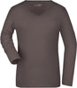 James et Nicholson | JN 929 T-shirt stretch à col en V pour femme à manches longues