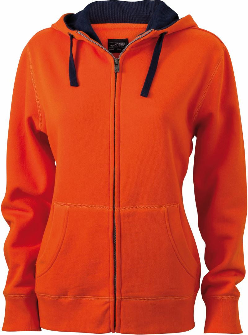 James & Nicholson | JN 962 Ladies' "Lifestyle" Hooded Sweat Jacket