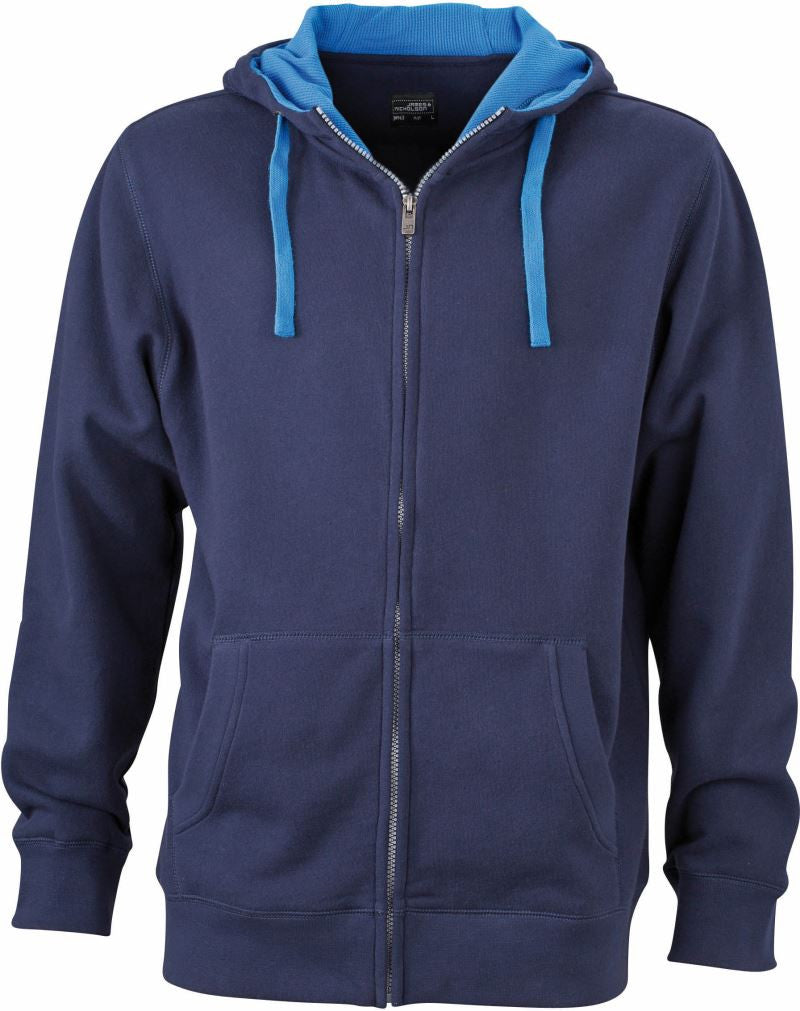 James & Nicholson | JN 963 Men's "Lifestyle" Hooded Sweat Jacket