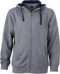 James & Nicholson | JN 963 Men's "Lifestyle" Hooded Sweat Jacket