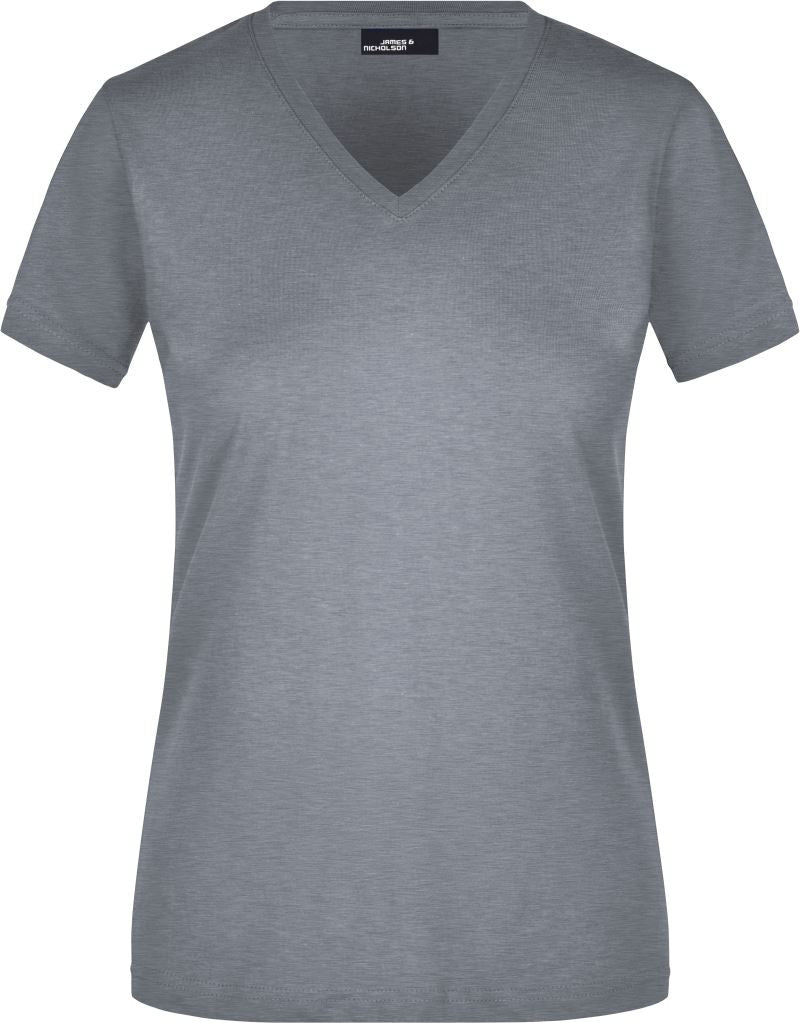 James & Nicholson | JN 972 Ladies' Tailored V-Neck T-Shirt