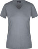 James et Nicholson | JN 972 T-shirt ajusté à col en V pour femme