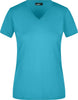 James et Nicholson | JN 972 T-shirt ajusté à col en V pour femme