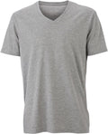 James & Nicholson | JN 974 Men's V-Neck Melange T-Shirt