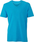 James & Nicholson | JN 974 Men's V-Neck Melange T-Shirt