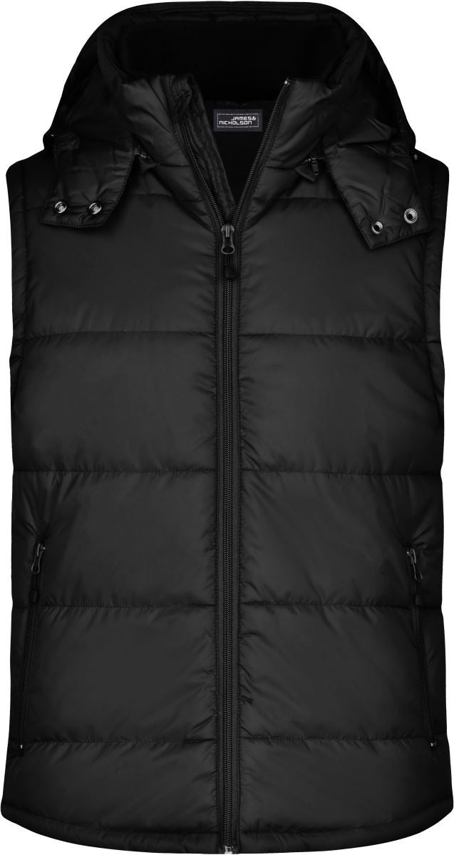 James et Nicholson | JN 1004 Gilet matelassé à capuche pour homme