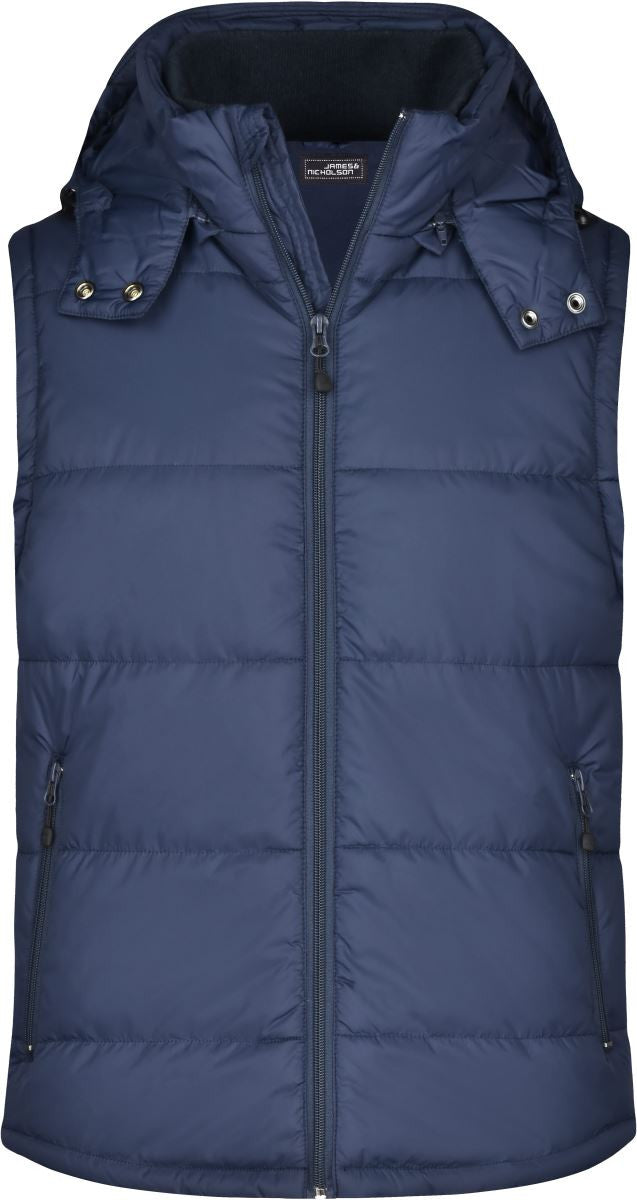James et Nicholson | JN 1004 Gilet matelassé à capuche pour homme