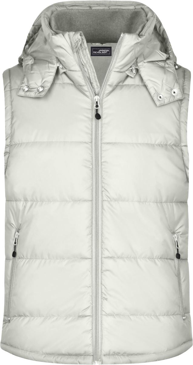James et Nicholson | JN 1004 Gilet matelassé à capuche pour homme
