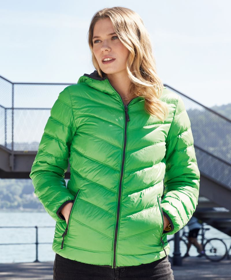 James & Nicholson | JN 1059 Lightweight Ladies' Down Hooded Jacket