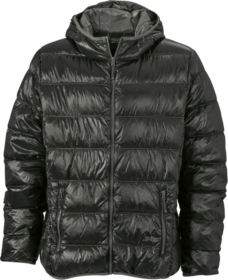 James & Nicholson | JN 1060 Lightweight Men's Down Hooded Jacket