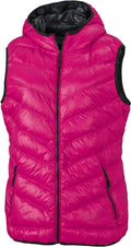 James & Nicholson | JN 1061 Lightweight Ladies' Down Hooded Bodywarmer