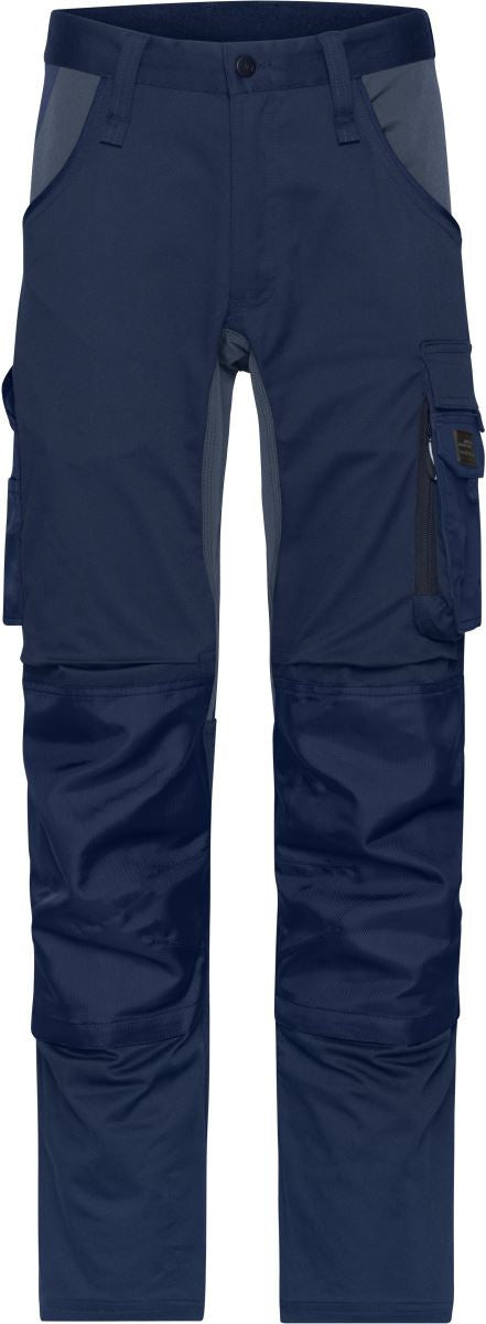 James & Nicholson | JN 1812 (94-110) Workwear Stretch Pants "Slim Line"