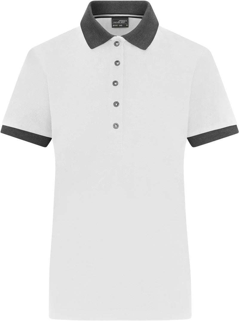 James & Nicholson | JN 1303 Ladies' Contrast Piqué Polo