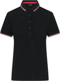 James & Nicholson | JN 1305 Heavy Ladies' Piqué Polo with contrasting Stripes