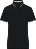 James & Nicholson | JN 1305 Heavy Ladies' Piqué Polo with contrasting Stripes