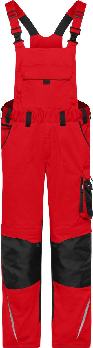 James & Nicholson | JN 1833 (94-110) Workwear Pants with Bib - Strong